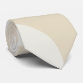 Cravate Beige Cream Simple Organic Pattern (Roulé)