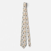 Cravate Beige & Sage Vert Simple Boho (Devant)