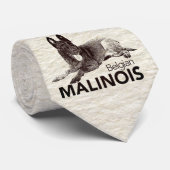 Cravate Belge Malinois - Mechelaar - Maligator (Roulé)
