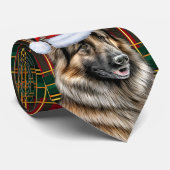 Cravate Belge Tervuren Vacances Plantées Noël (Roulé)