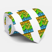 Cravate Belle Extraordinaire vague d'été vague de couleurs (Roulé)