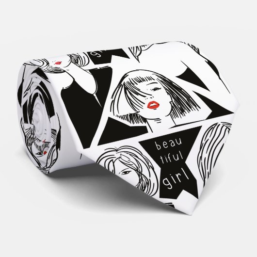 Cravate belle fille (Roulé)