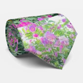 Cravate Belle Fleur colorée (Roulé)