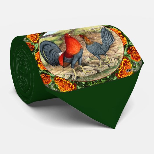 Cravate Belle Fowl de jeu (Roulé)