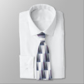 Cravate Belle impression Extraordinaire Chevron Design Art (Attaché)