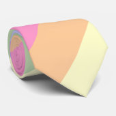 Cravate Belle lumière Pastel Arc-en-ciel rayures (Roulé)