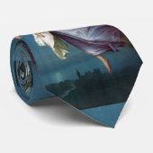 Cravate Belle Peinture Ange Gardienne (Roulé)