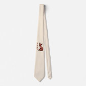 Cravate Belle Renard rouge Foxy (Devant)