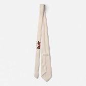 Cravate Belle Renard rouge Foxy (Dos)