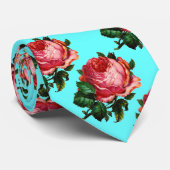 CRAVATE BELLE ROSE ROSE ROSE (Roulé)