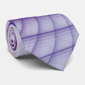 Cravate Belle Swing Moderne Art Fractal Abstrait Rose (Roulé)