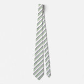 Cravate Belles rayures blanches modernes (Devant)