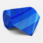 Cravate Belles Vagues Bleues (Roulé)