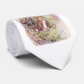 Cravate Benjamin Bunny (par Beatrix Potter) (Roulé)