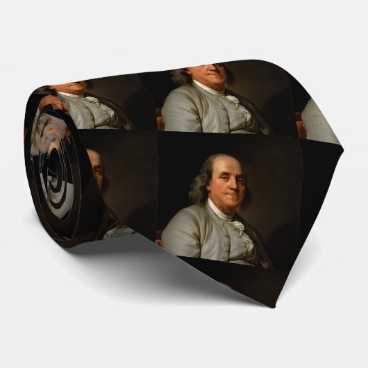 CRAVATE BENJAMIN FRANKLIN (Roulé)