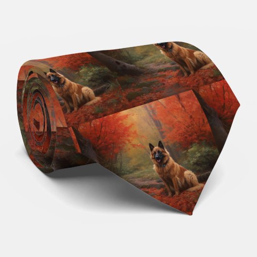 Cravate Berger belge en automne Leaves automne Inspire (Roulé)