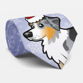 Cravate Berger d'Australien de Noël (Roulé)
