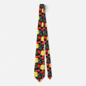 Cravate Berries & Citrus Pattern Men’s Necktie (Devant)