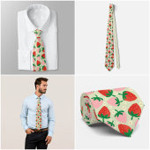 Cravate Berry Sweet Delights  Olive Green