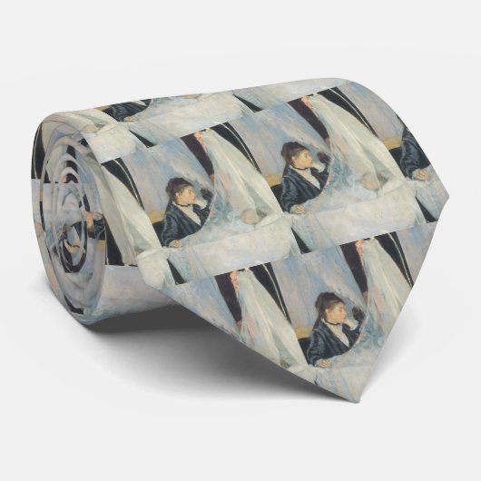 Cravate Berthe Morisot, Impressionnisme Vintage (Roulé)