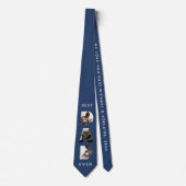 Cravate Best Dad Ever Custom Fathers Day Photo Collage (Devant)