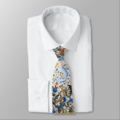 CRAVATE BESTIAIRE MÉDIÉVAL JOUER DES INSTRUMENTS MUSICAUX (Attaché)