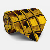 Cravate Béton de bureau - Ambre profond (Roulé)