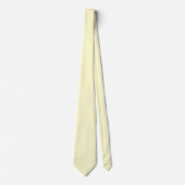 Cravate Beurre jaune uni | Classic Elegant (Devant)