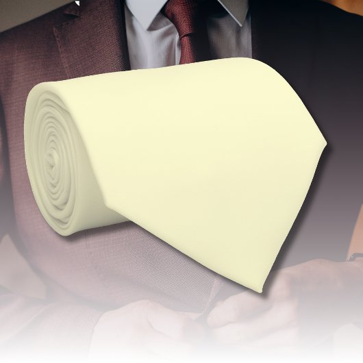 Cravate Beurre jaune uni | Classic Elegant