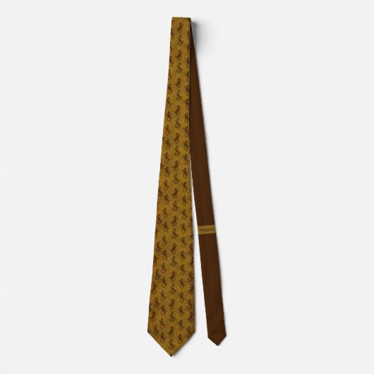 Cravate Beurre-scotch Brown Chameleon NeckTie (Devant)