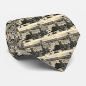 Cravate Bibliothèque du Congrès, Washington DC, cru 1912 (Roulé)