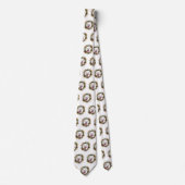 Cravate Bichon Frise Wreath Festive Pup (Devant)