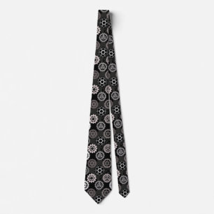 Cravate Bicycle gears pattern 01x4.b