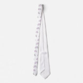Cravate Bicyclette rose (Dos)
