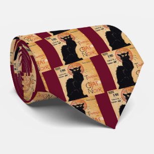 Cravate "Bientôt, la tournée des Chats Noirs de Rodolphe S