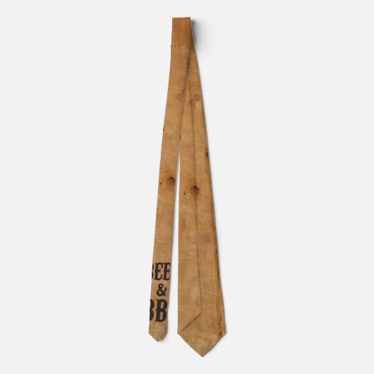 Cravate Bière et BBQ (Dos)