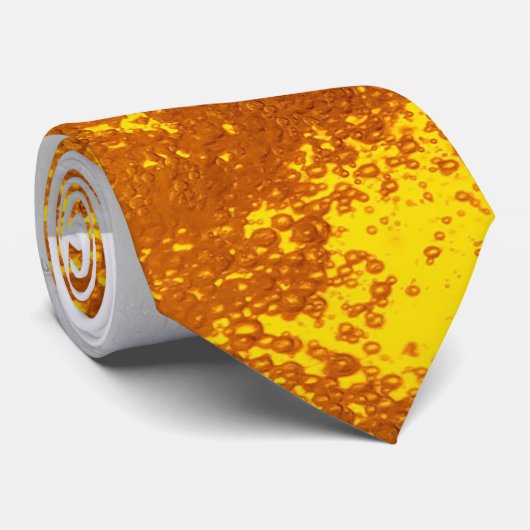 Cravate Bière, mousse de bière (Roulé)