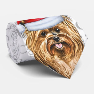 Cravate Biewer Terrier Chien Woof Christmas Pet Lover