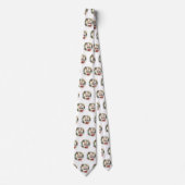 Cravate Biewer Terrier Noël Wreath Festive Pup (Devant)