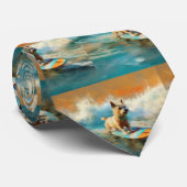 Cravate Biewer Terrier Plage Surf Peinture (Roulé)