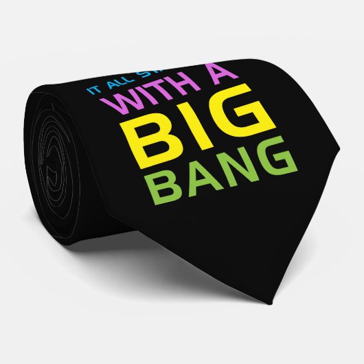 Cravate Big Bang (Roulé)