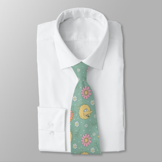 Cravate Big Bird | Good Vibes Floral Pattern (Attaché)