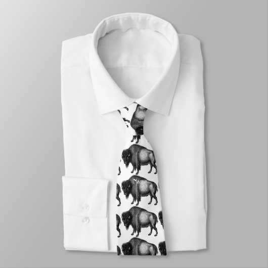 Cravate Big Bison Buffalo Thunder-Cove (Attaché)