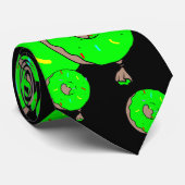 Cravate Big Green Yum-yums (Roulé)