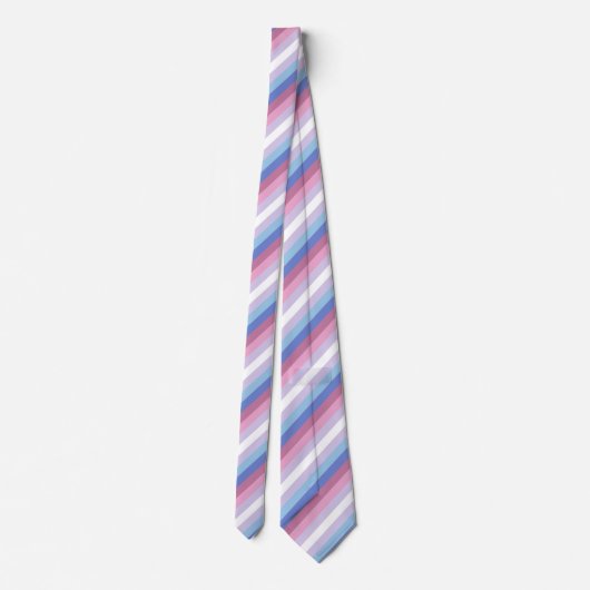 Cravate Bigender Flag (Dos)