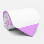 Cravate Bigender Rose Bleu Blanc Gravé LGBT (Roulé)