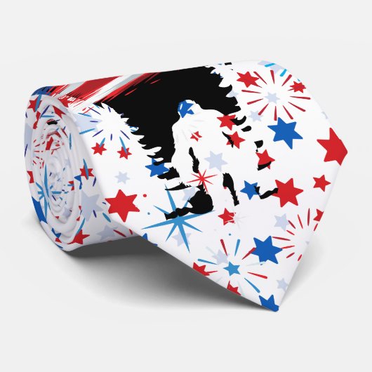 Cravate Bigfoot 4 juillet.b (Roulé)