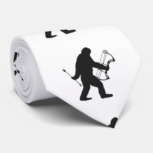 Cravate Bigfoot Archer silhouette (Roulé)