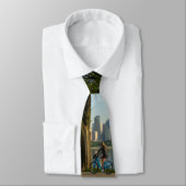 Cravate Bike Ride Down Solidarity Neck Tie (Attaché)