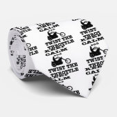 Cravate Biker Keep Calm and Twist The Throttle (Roulé)